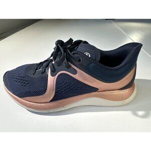 Lululemon Women's Chargefeel Workout Low Athletic Shoes 7 Navy Rose Gold Colors